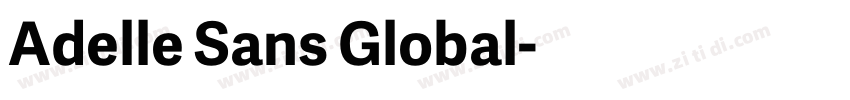 Adelle Sans Global字体转换 Adelle Sans Global字体转换